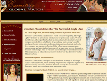 Tablet Screenshot of executiveglobalmatch.com